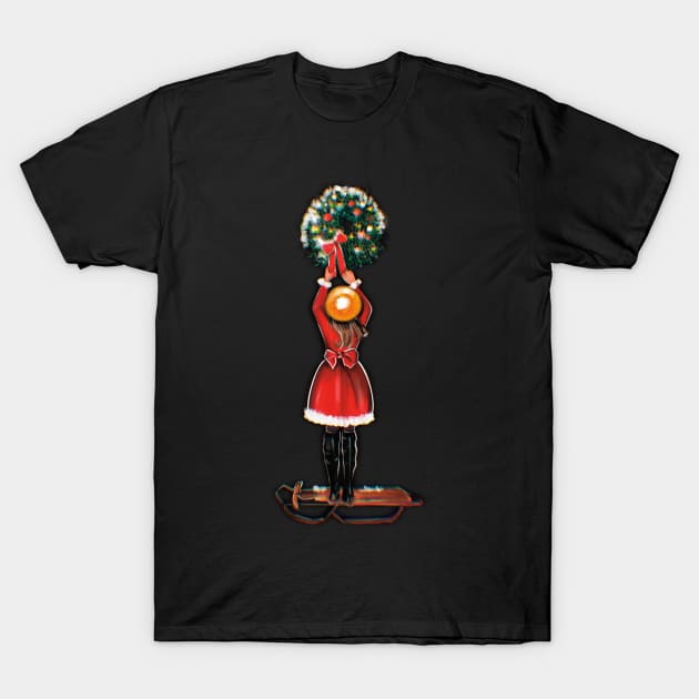 Holiday Decorating T-Shirt by xsaxsandra